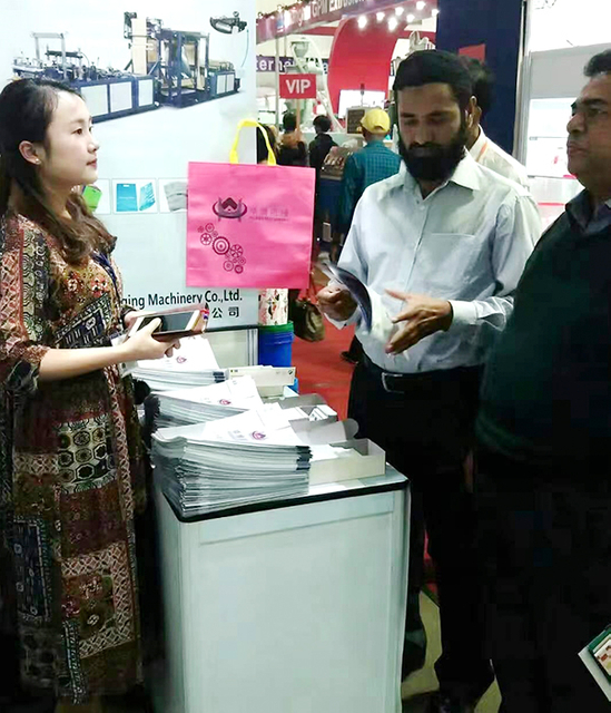 the Bangladesh exhibition of nonwoven slitting machine company